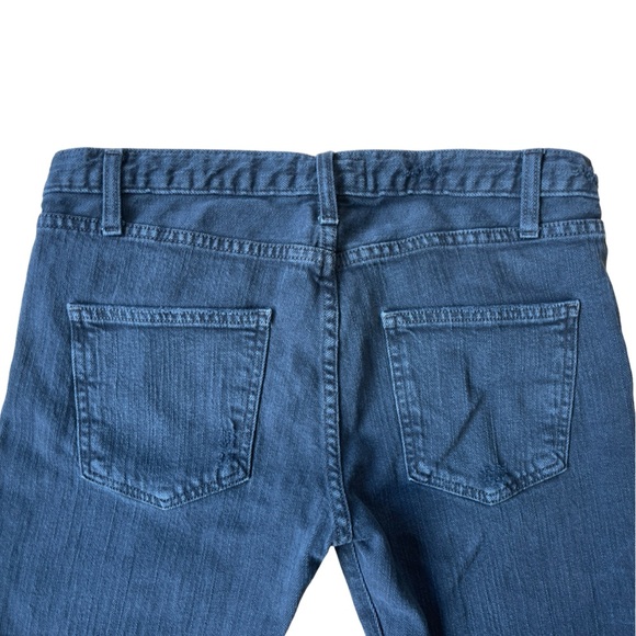 CURRENT/ELLIOTT The Roller Black Denim Jeans Low Rise Slightly Relaxed - Size 27 - Picture 6 of 11